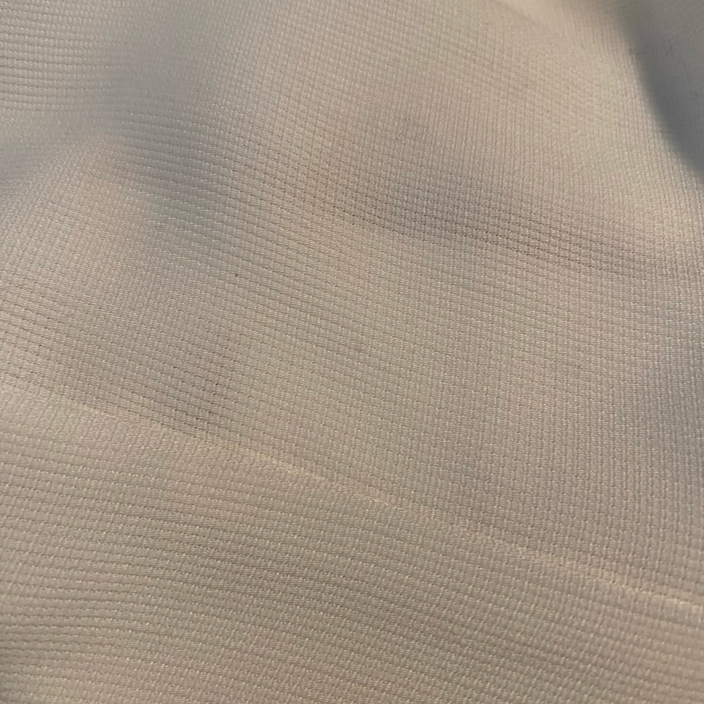 Eileen Fisher Corded Tencel Ivory pleat front wide leg pants. M NWT - Picture 4 of 5